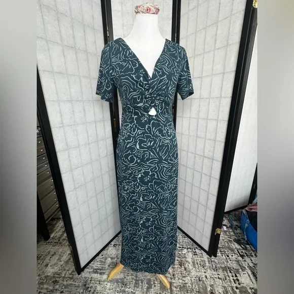 Pact | Dresses | Pact Floral Luxe Jersey Knot Dress | Poshmark